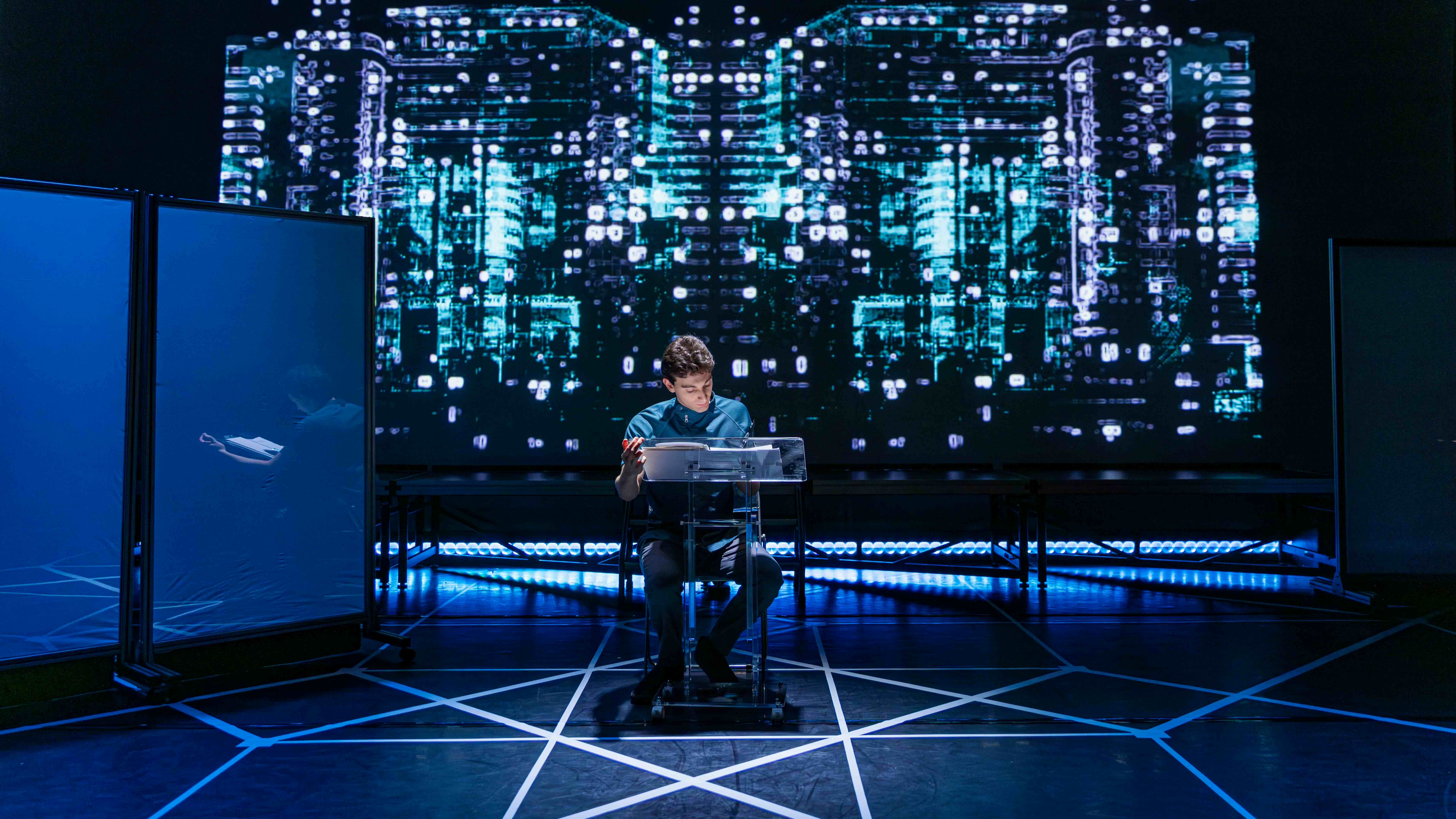  Aaron Greenberg as D-503. 