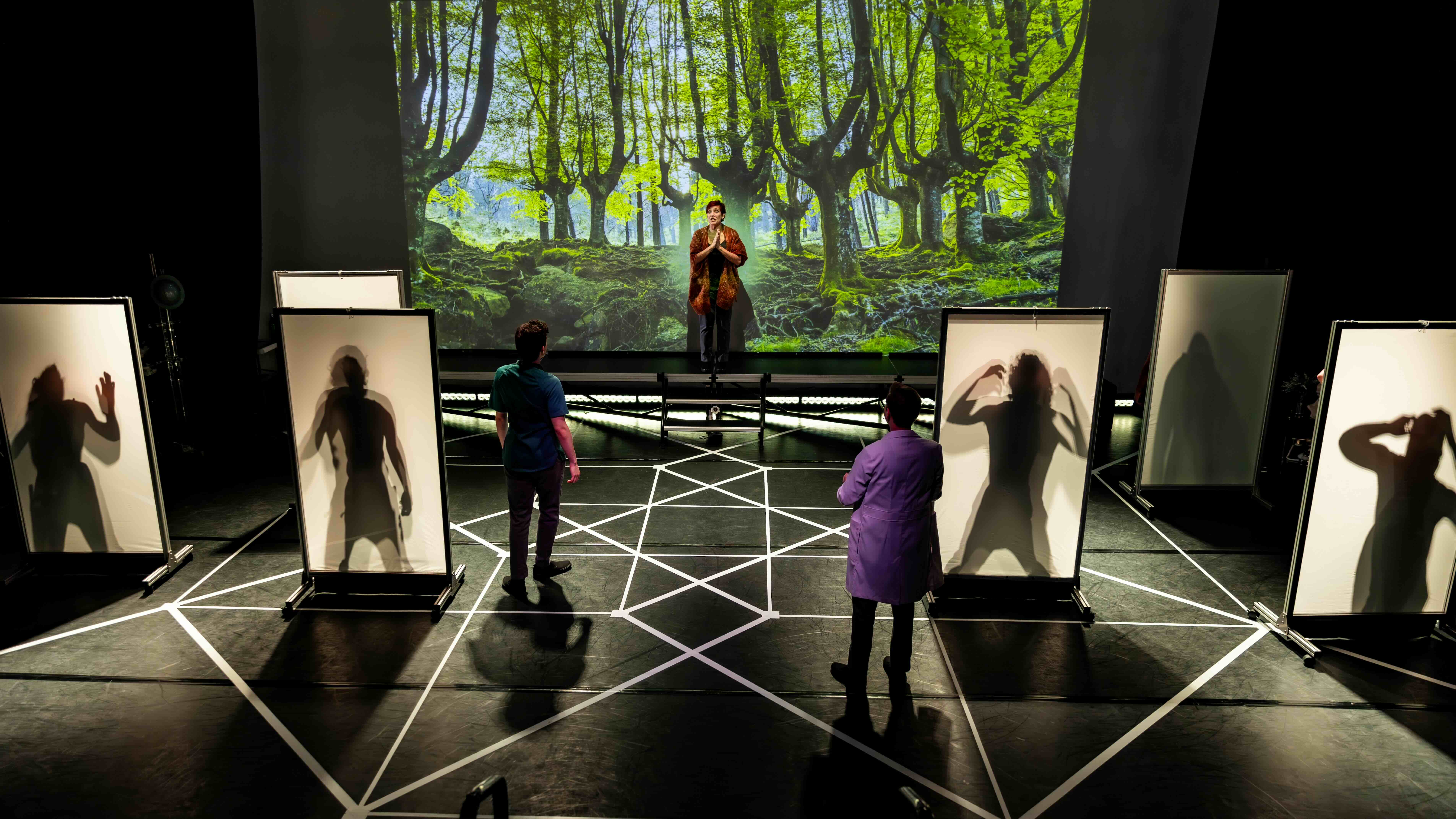  Aaron Greenberg as D-503, Sabra Shelly as I-330 and John Teresi as Doctor. 